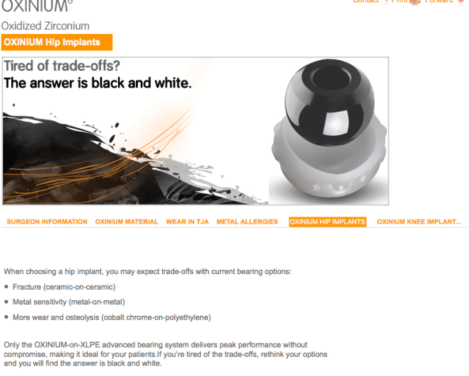 Screen shot 2011-06-24 at 8.33.42 PM the OXINIUM-on-XLPE advanced bearing system